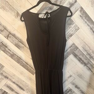 Elegant Black Sleeveless Jumpsuit